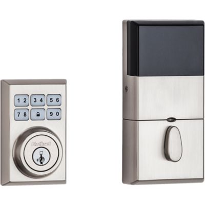 Satin Nickel 910 SmartCode Contemporary Electronic Deadbolt with Z