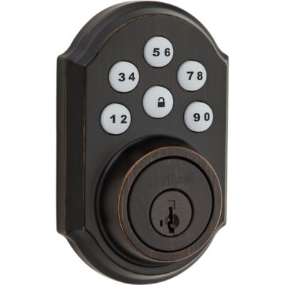 Image for 910 SmartCode Traditional Electronic Deadbolt with Zigbee Technology