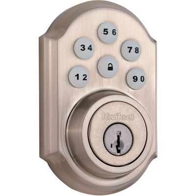 Support Information For Satin Nickel 910 Smartcode Traditional Electronic Deadbolt With Z Wave Technology Kwikset