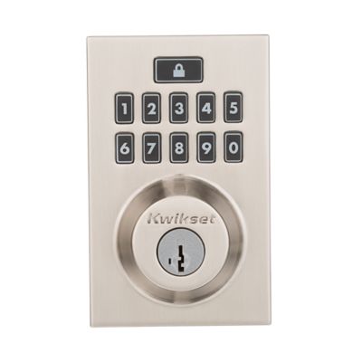 Satin Nickel 913 Smartcode Contemporary Electronic Deadbolt | Kwikset