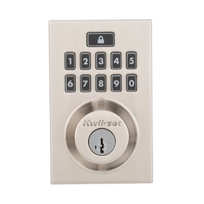 Satin Nickel 914 SmartCode Contemporary Electronic Deadbolt with Z