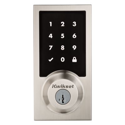 Satin Nickel 916 Smartcode Contemporary Electronic Deadbolt with Z