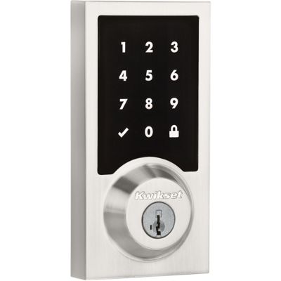 Satin Nickel 910 SmartCode Contemporary Electronic Deadbolt with Z