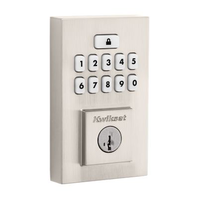 Satin Nickel 915 Smartcode Contemporary Electronic Deadbolt | Kwikset