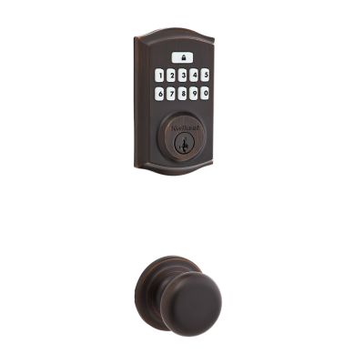 260 Smartcode Traditional Electronic Deadbolt with Hancock Knob