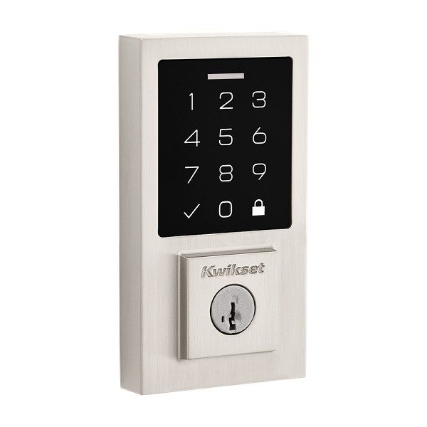 Satin Nickel 270 SmartCode Contemporary Electronic Deadbolt | Kwikset