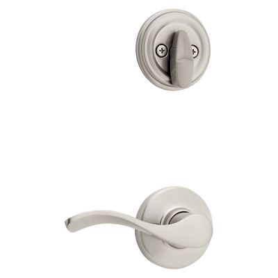 Arlington Satin Nickel Door Handleset without Deadbolt with Hancock Door Knob