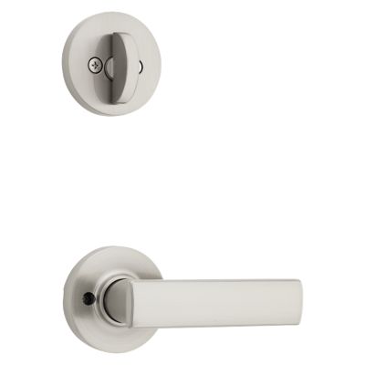 Breton and Deadbolt Interior Pack (Round) - Deadbolt Keyed One Side - for Kwikset Series 687 and 800 Handlesets