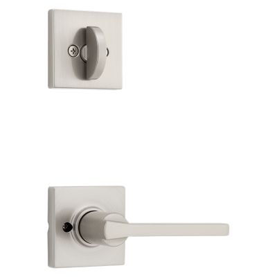 Product Image for Casey and Deadbolt Interior Pack (Square) - Deadbolt Keyed One Side - for Kwikset Series 687 and 800 Handlesets