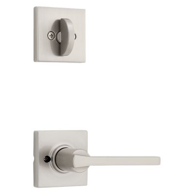 Casey and Deadbolt Interior Pack (Square) - Deadbolt Keyed One Side - for Kwikset Series 687 and 800 Handlesets