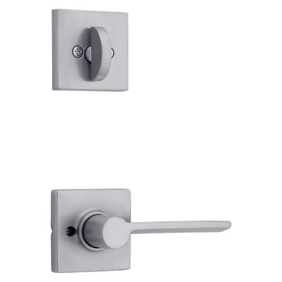 Product Image for Ladera and Deadbolt Interior Pack (Square) - Left Handed - Deadbolt Keyed One Side - for Kwikset Series 687 and 800 Handlesets