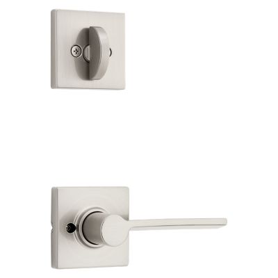 Product Image for Ladera and Deadbolt Interior Pack (Square) - Left Handed - Deadbolt Keyed One Side - for Kwikset Series 687 and 800 Handlesets