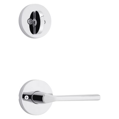 Lisbon and Deadbolt Interior Pack (Round) - Deadbolt Keyed One Side - for Signature Series 800 and 687 Handlesets