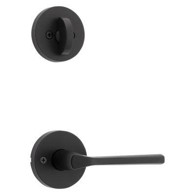 Lisbon and Deadbolt Interior Pack (Round) - Deadbolt Keyed One Side - for Signature Series 800 and 687 Handlesets