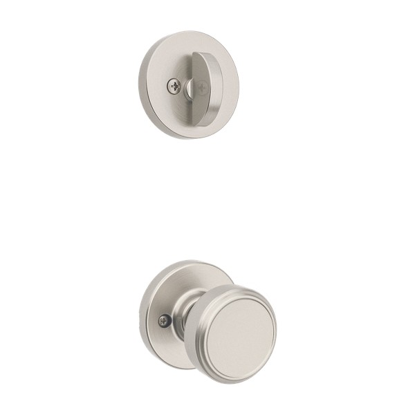 Satin Nickel Maven and Deadbolt Interior Pack (Round) - Deadbolt