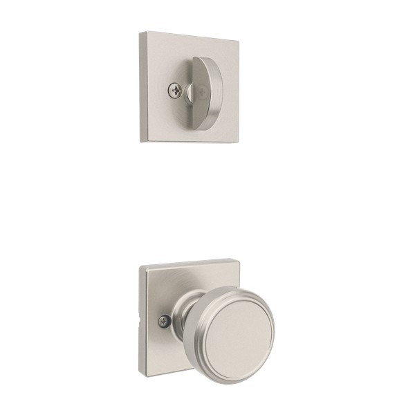ema Satin Nickel Maven and Deadbolt Interior Pack (Square) - Deadbolt