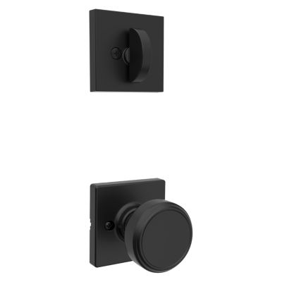 Product Image for Maven and Deadbolt Interior Pack (Square) - Deadbolt Keyed One Side - for Signature Series 800 and 687 Handlesets