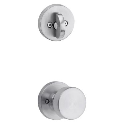 Pismo and Deadbolt Interior Pack (Round) - Deadbolt Keyed One Side - for Signature Series 800 and 687 Handlesets