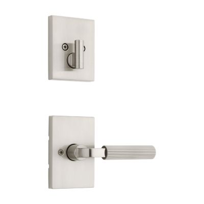 Mirada and Deadbolt Interior Pack (Rectangle) - Deadbolt Keyed One Side - for Signature Series 818 Handlesets