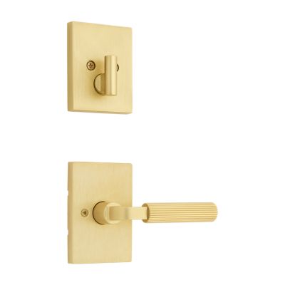 Mirada and Deadbolt Interior Pack (Rectangle) - Deadbolt Keyed One Side - for Signature Series 818 Handlesets