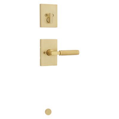 Prava and Deadbolt Interior Pack (Rectangle) - Deadbolt Keyed One Side - for Signature Series 818 Handlesets