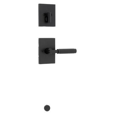 Prava and Deadbolt Interior Pack (Rectangle) - Deadbolt Keyed One Side - for Signature Series 818 Handlesets