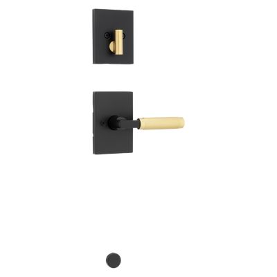 Product Image for Prava and Deadbolt Interior Pack (Rectangle) - Deadbolt Keyed One Side - for Signature Series 818 Handlesets