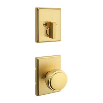 Product Image for Sora and Deadbolt Interior Pack (Rectangle) - Deadbolt Keyed One Side - for Signature Series 814 and 818 Handlesets