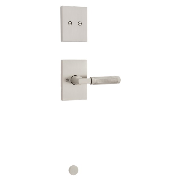 Satin Nickel Prava Interior Pack (Rectangle) - Pull Only - for
