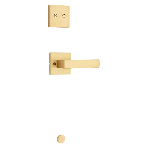 Satin Brass Singapore Interior Pack (Square) - Pull Only - for