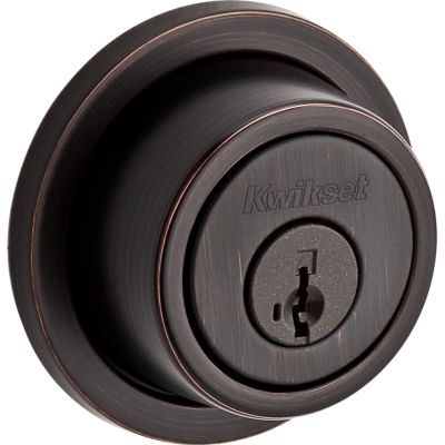 Image for Contemporary Round Deadbolt - Keyed One Side