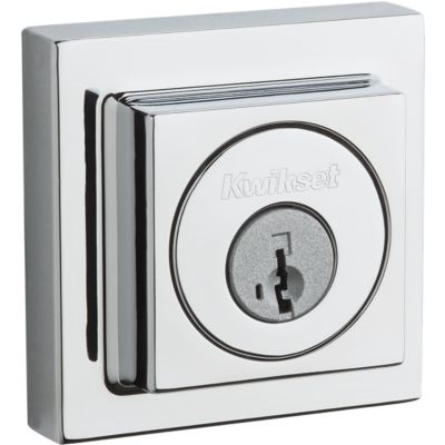Image for Contemporary Square Deadbolt - Keyed One Side