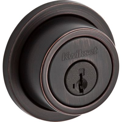 Image for Contemporary Round Deadbolt - Keyed Both Sides