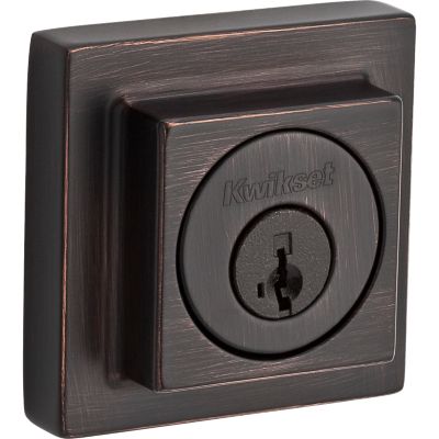 Image for Contemporary Square Deadbolt - Keyed Both Sides