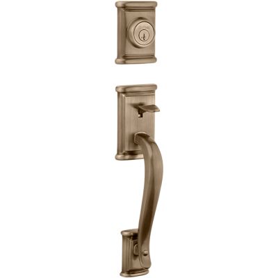 Ashfield Handleset - Deadbolt Keyed Both Sides (Exterior Only) - featuring SmartKey