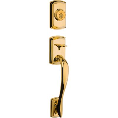 Ashfield Handleset - Deadbolt Keyed One Side (Exterior Only) - featuring SmartKey