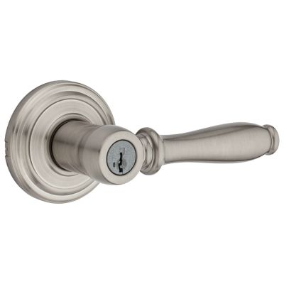 Kwikset Ashfield Satin Nickel Smartkey Universal Keyed Entry Door Handle Kwikset Ashfield Satin Nickel Smartkey Universal Keyed Entry Door Handle