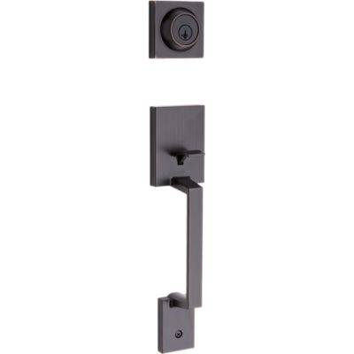 Amador Handleset - Deadbolt Keyed Both Sides (Exterior Only) - featuring SmartKey