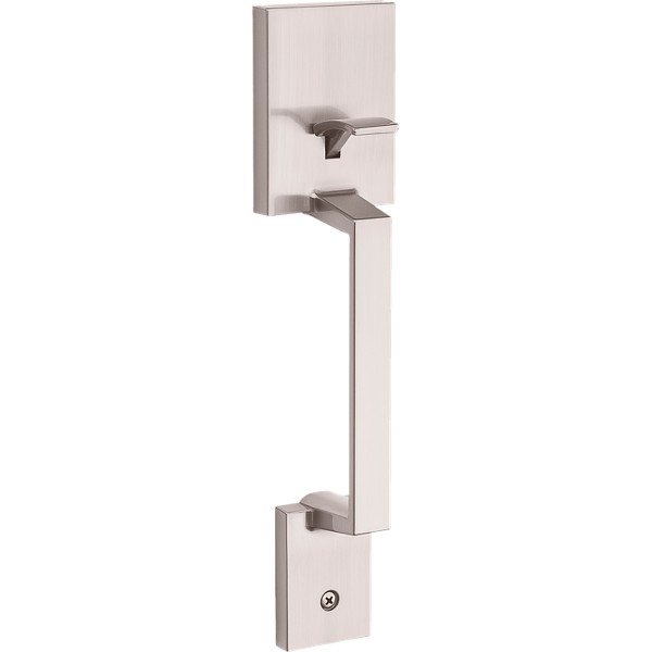 Satin Nickel Amador Handle (Exterior Only) | Kwikset