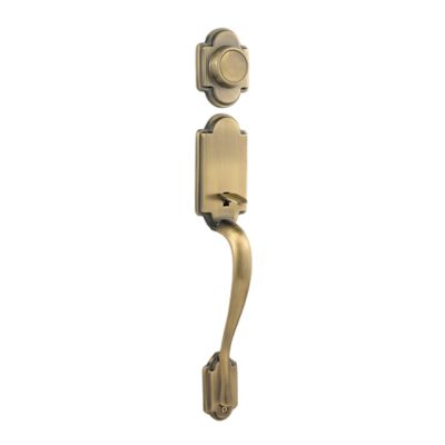 Satin Nickel Arlington Pull (Exterior Only) | Kwikset