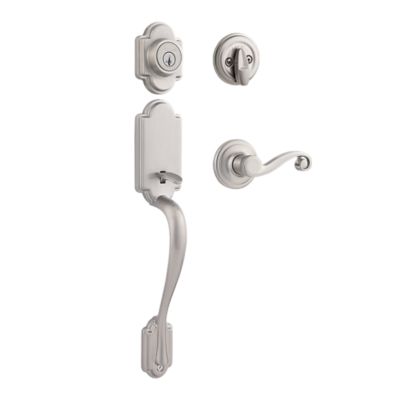 Kwikset door outlet handle