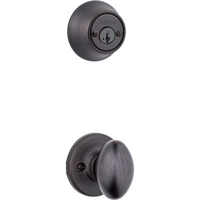 Aliso and Deadbolt Interior Pack - Deadbolt Keyed Both Sides - for Kwikset Series 689 Handlesets