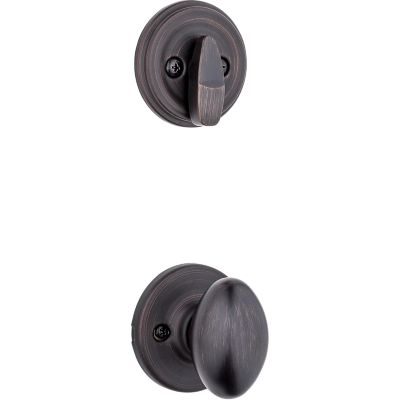 Aliso and Deadbolt Interior Pack - Deadbolt Keyed One Side - for Signature Series 800 and 687 Handlesets