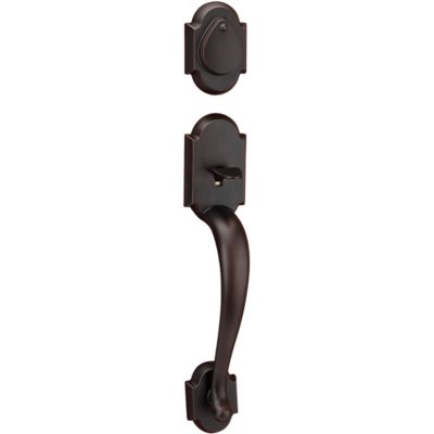 Austin Handleset - Deadbolt Keyed Both Sides (Exterior Only) - featuring SmartKey