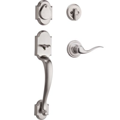 Image for Austin Handleset with Tustin Lever - Deadbolt Keyed One Side - featuring SmartKey