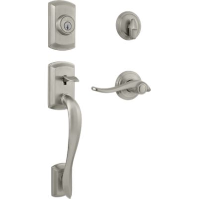 Image for Avalon Handleset with Avalon Lever - Deadbolt Keyed One Side - featuring SmartKey