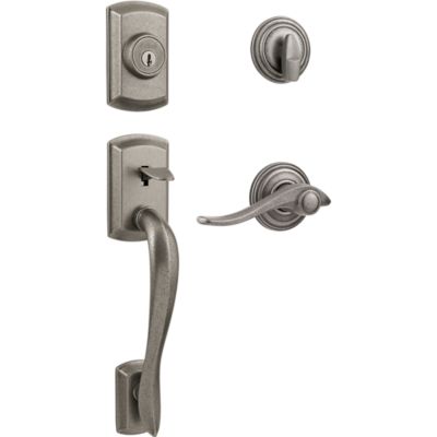Image for Avalon Handleset with Avalon Lever - Deadbolt Keyed One Side - featuring SmartKey