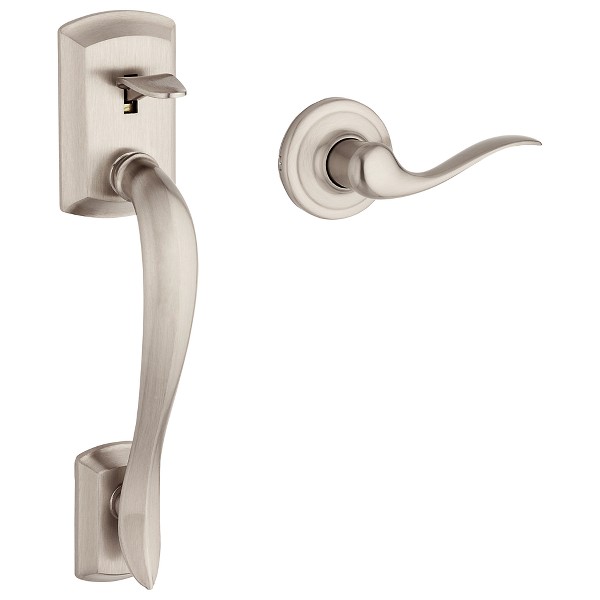 Satin Nickel Avalon Handle with Tustin Lever