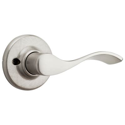 Satin Nickel Balboa Lever - Right Handed - Pull Only | Kwikset