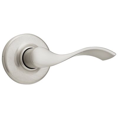 Satin Nickel Commonwealth Lever - Hall/Closet | Kwikset